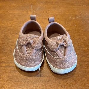 Baby sparkly tennis shoes